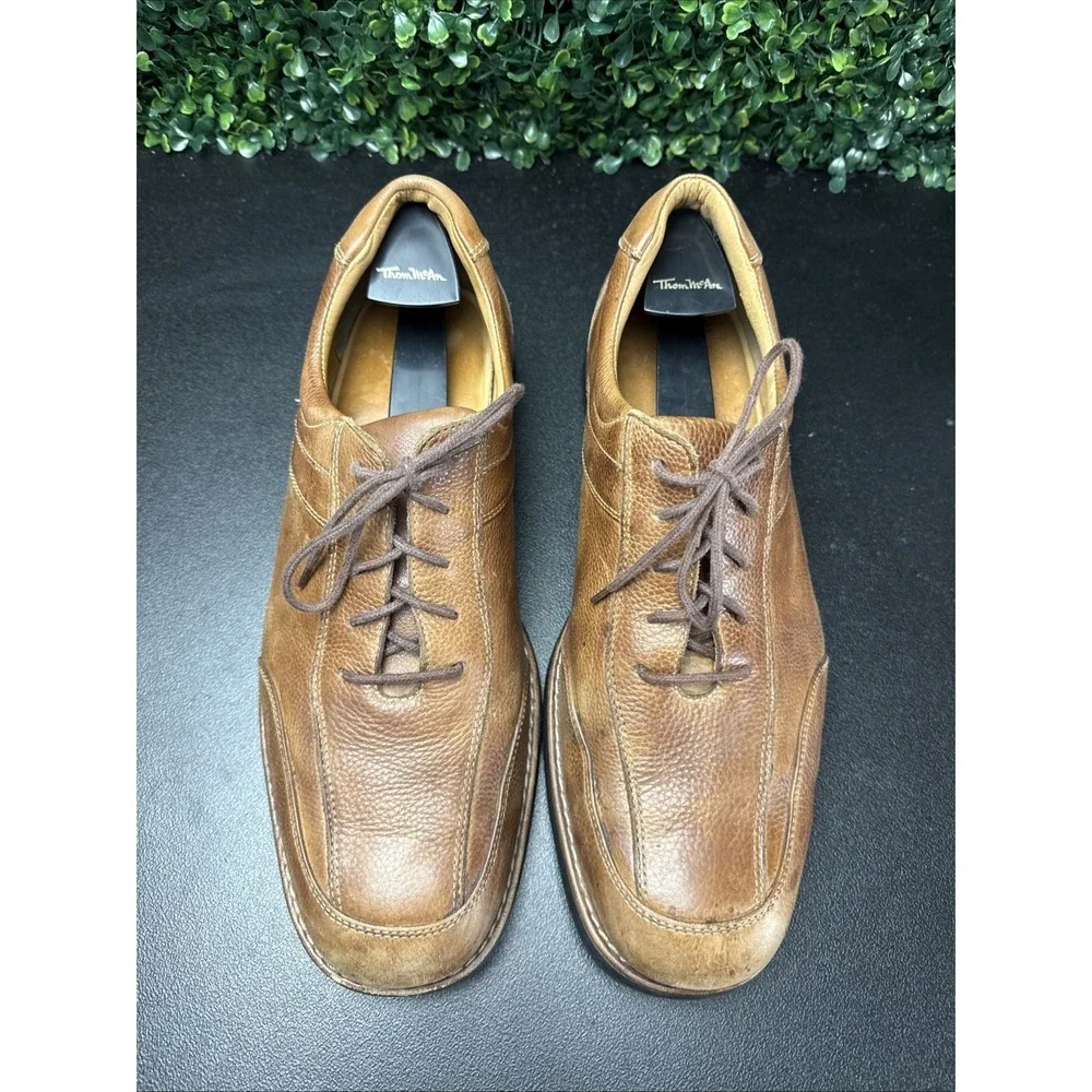 Johnston & Murphy Brown Leather Dress Oxfords Shoes Men's Size 13 M